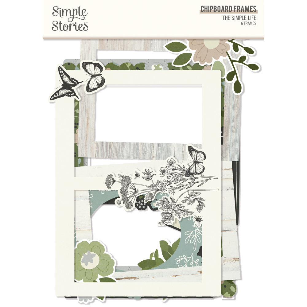 Simple Stories The Simple Life Chipboard Frames (18821) (DISCONTINUED)