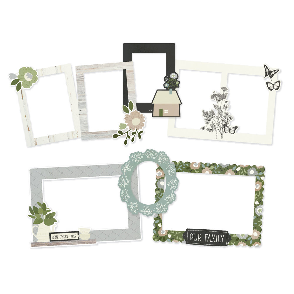 Simple Stories The Simple Life Chipboard Frames (18821) (DISCONTINUED)