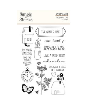 Simple Stories The Simple Life Clear Stamps (18815) (DISCONTINUED)