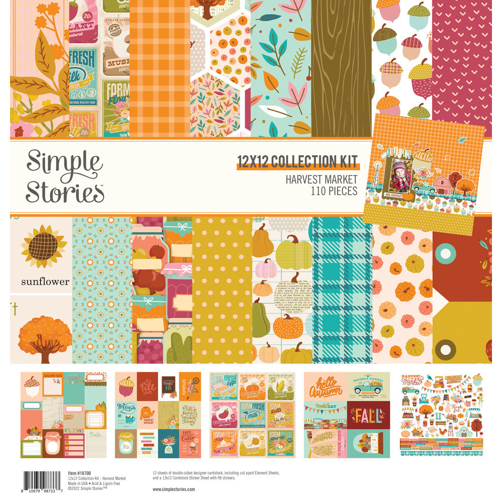 Simple Stories Harvest Market Collector's Essential Kit (18728) (DISCONTINUED)
