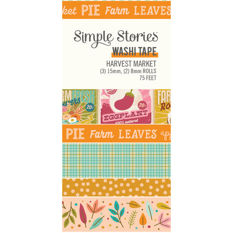 Simple Stories Harvest Market Washi Tape (18724) (DISCONTINUED)