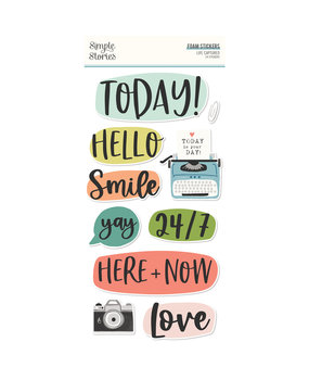 Simple Stories Life Captured Foam Stickers (18923) (DISCONTINUED)