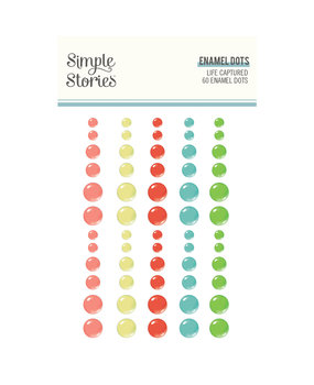 Simple Stories Life Captured Enamel Dots (18925) (DISCONTINUED)
