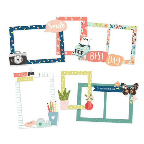 Simple Stories Life Captured Chipboard Frames (18922) (DISCONTINUED)