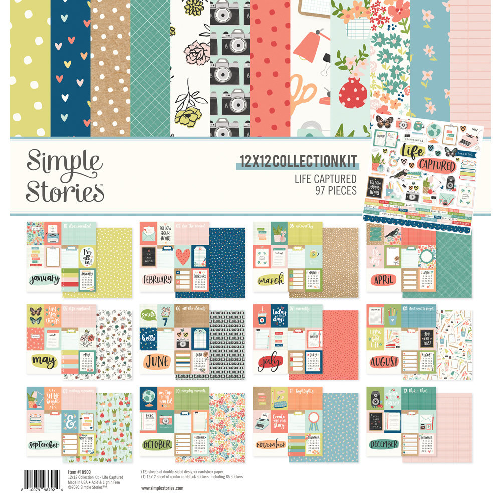 Simple Stories Life Captured Collection Kit (18900) (DISCONTINUED)