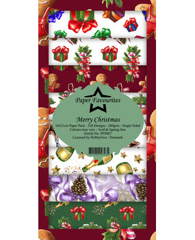 Paper Favourites Merry Christmas Slim Paper Pack (PFS067) (DISCONTINUED)