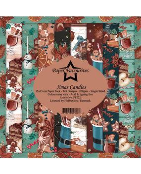 Paper Favourites Xmas Candies 6x6 Inch Paper Pack (PF222) (DISCONTINUED)