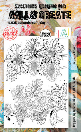 Aall and Create Stamp Set A6 Daisies & Others (AALL-TP-839) (DISCONTINUED) Aall and Create Stamp Set A6 Daisies & Others (AALL-TP-839) (DISCONTINUED)
