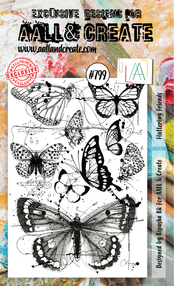 Aall and Create Stamp Set A6 Fluttering Friends (AALL-TP-799) (DISCONTINUED) Aall and Create Stamp Set A6 Fluttering Friends (AALL-TP-799) (DISCONTINUED)