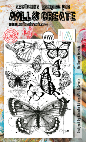 Aall and Create Stamp Set A6 Fluttering Friends (AALL-TP-799) (DISCONTINUED) Aall and Create Stamp Set A6 Fluttering Friends (AALL-TP-799) (DISCONTINUED)