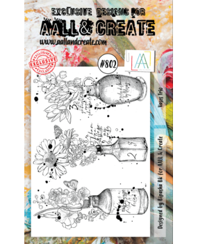 Aall and Create Stamp Set A6 Vases Trio (AALL-TP-802) (DISCONTINUED)