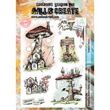 Aall and Create Stamp Set A4 Toadstool Towers (AALL-TP-795) (DISCONTINUED)