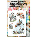 Aall and Create Stamp Set A6 Mushroom Cottage (AALL-TP-798) (DISCONTINUED)