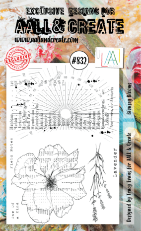 Aall and Create Stamp Set A6 Blousey Blooms (AALL-TP-832) (DISCONTINUED) Aall and Create Stamp Set A6 Blousey Blooms (AALL-TP-832) (DISCONTINUED)
