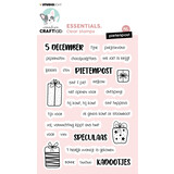 Creative Craftlab Essentials Clear Stamps Pietenpost NL (CCL-ES-STAMP321) (OUTLET)