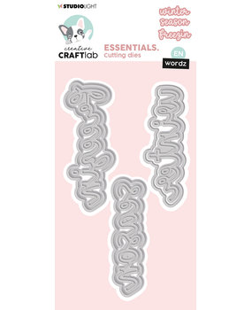 Creative Craftlab Essentials Cutting Dies Winter Wordz EN (CCL-ES-CD421) (OUTLET)