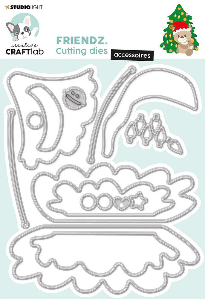 Creative Craftlab Friendz Cutting Dies Christmas Accessoires (CCL-FR-CD420) (OUTLET) Creative Craftlab Friendz Cutting Dies Christmas Accessoires (CCL-FR-CD420) (OUTLET)