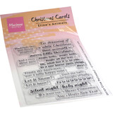 Marianne Design Clear Stamps Eline's Animals Christmas Carols (EC0198) (DISCONTINUED)