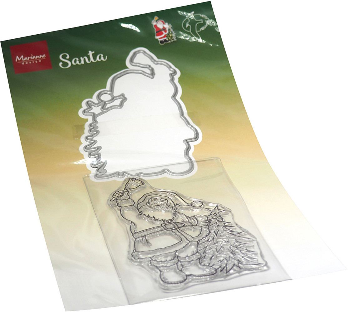 Marianne Design Stamp & Die Hetty's Santa (HT1669) (DISCONTINUED)
