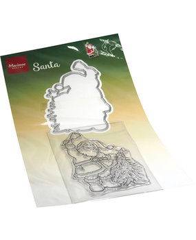 Marianne Design Stamp & Die Hetty's Santa (HT1669) (DISCONTINUED) Marianne Design Stamp & Die Hetty's Santa (HT1669) (DISCONTINUED)