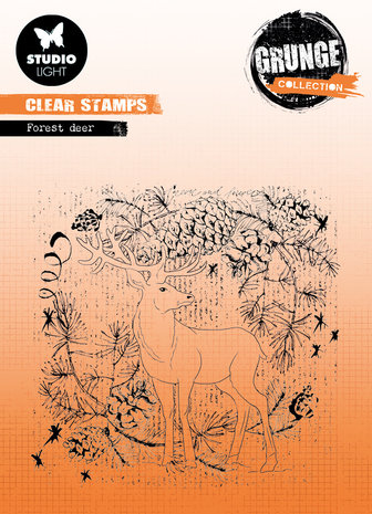 Studio Light Forest Deer Grunge Stamps (SL-GR-STAMP320) (OUTLET)