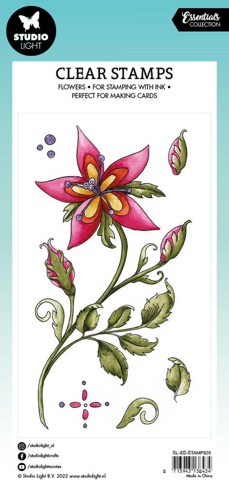 Studio Light Fairy Flower Essentials Clear Stamps (SL-ES-STAMP325) (OUTLET)