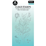 Studio Light Striped Bouquet Essentials Clear Stamps (SL-ES-STAMP324) (OUTLET)