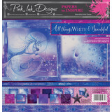 Pink Ink Designs All Things White & Beautiful 8x8 Inch Paper Pack (PIPAP03) (OUTLET)