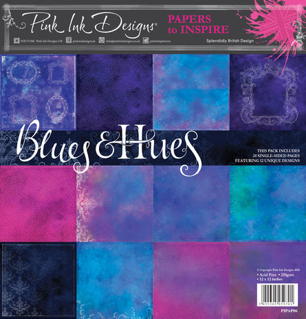 Pink Ink Designs Blues & Hues 12x12 Inch Paper Pack (PIPAP06) (OUTLET) Pink Ink Designs Blues & Hues 12x12 Inch Paper Pack (PIPAP06) (OUTLET)