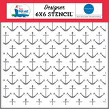 Carta Bella Anchors Stencil (CBBV161033) (OUTLET)