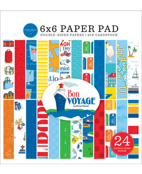Carta Bella Bon Voyage 6x6 Inch Paper Pad (CBBV161023) (OUTLET)