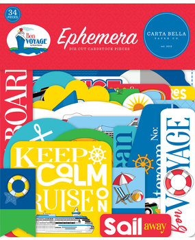 Carta Bella Bon Voyage Ephemera (CBBV161024) (OUTLET) Carta Bella Bon Voyage Ephemera (CBBV161024) (OUTLET)