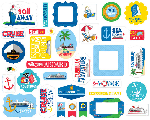 Carta Bella Bon Voyage Ephemera (CBBV161024) (OUTLET) Carta Bella Bon Voyage Ephemera (CBBV161024) (OUTLET)