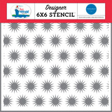 Carta Bella Sunny Bursts Stencil (CBBV161036) (OUTLET)