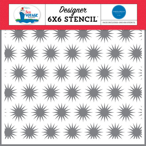 Carta Bella Sunny Bursts Stencil (CBBV161036) (OUTLET) Carta Bella Sunny Bursts Stencil (CBBV161036) (OUTLET)