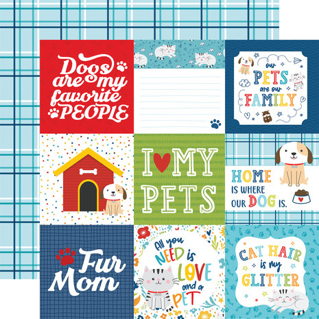 Echo Park Pets 6x6 Inch Paper Pad (PET293023) (OUTLET) Echo Park Pets 6x6 Inch Paper Pad (PET293023) (OUTLET)