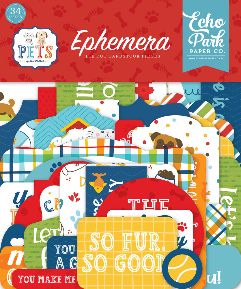 Echo Park Pets Ephemera (PET293024) (DISCONTINUED) Echo Park Pets Ephemera (PET293024) (DISCONTINUED)