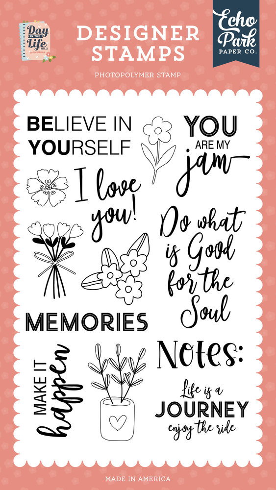 Echo Park You Are My Jam Clear Stamps (DLN292043) (OUTLET)