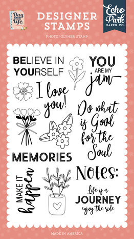 Echo Park You Are My Jam Clear Stamps (DLN292043) (DISCONTINUED) Echo Park You Are My Jam Clear Stamps (DLN292043) (DISCONTINUED)