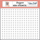 Echo Park Make It Happen Stencil (DLN292034) (DISCONTINUED)