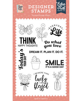 Echo Park Everyday Life Clear Stamps (DLN292044) (OUTLET)