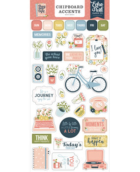Echo Park Day In The Life No. 2 Chipboard Accents (DLN292021) (DISCONTINUED)