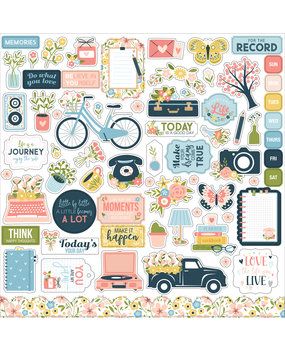 Echo Park Day In The Life No. 2 12x12 Inch Element Sticker (DLN292014) (DISCONTINUED)