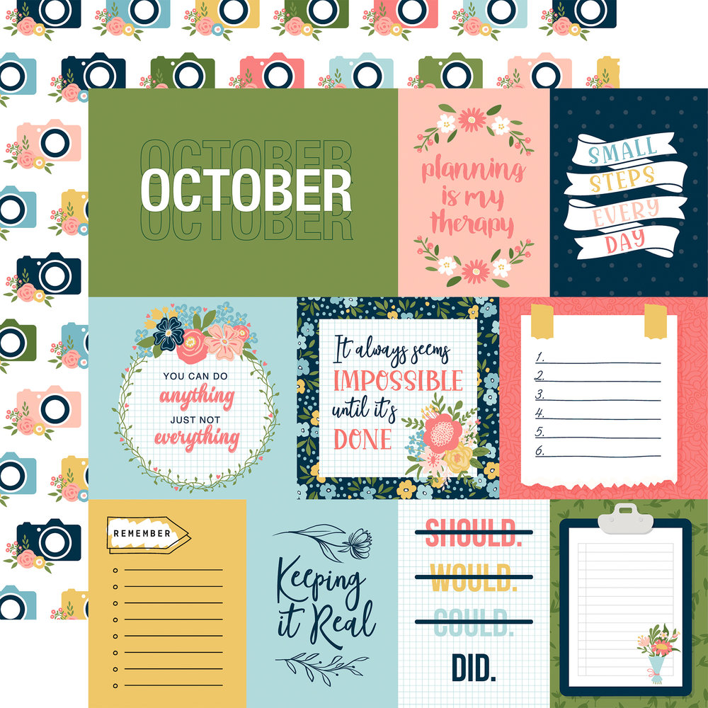 Echo Park Day In The Life No. 2 6x6 Inch Paper Pad (DLN292023) (DISCONTINUED)