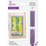 Gemini Floral Panel 3D Embossing Folder Bloom and Grow (GEM-EF2-3D-BLGR) (DISCONTINUED)