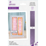 Gemini Floral Panel 3D Embossing Folder Classic Damask (GEM-EF2-3D-CLDA) (DISCONTINUED)