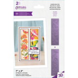 Gemini Floral Panel 3D Embossing Folder Garden Beauties (GEM-EF2-3D-GABE) (DISCONTINUED)