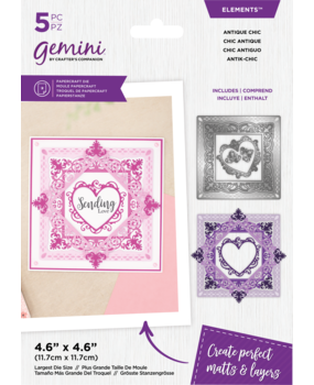 Gemini Heritage Antique Chic Elements Dies (GEM-MD-ELE-ANCHIC) (DISCONTINUED) Gemini Heritage Antique Chic Elements Dies (GEM-MD-ELE-ANCHIC) (DISCONTINUED)