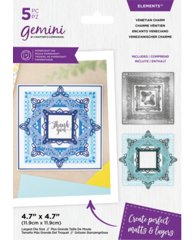 Gemini Heritage Venetian Charm Elements Dies (GEM-MD-ELE-VENCH) (DISCONTINUED) Gemini Heritage Venetian Charm Elements Dies (GEM-MD-ELE-VENCH) (DISCONTINUED)