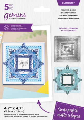 Gemini Heritage Venetian Charm Elements Dies (GEM-MD-ELE-VENCH) (DISCONTINUED) Gemini Heritage Venetian Charm Elements Dies (GEM-MD-ELE-VENCH) (DISCONTINUED)